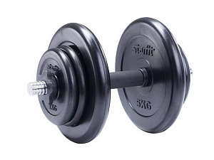 Гантель разборная обрезиненная, 16 кг