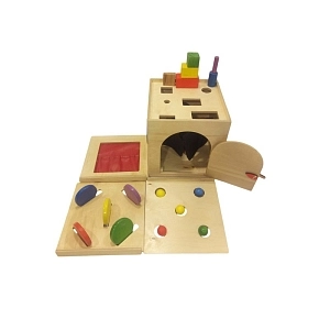 Ящик тактильный Малыш 30×30 см