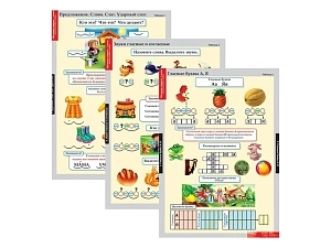 Обучение грамоте 1 класс, формат 68×98 см