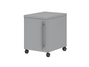 Тумба подкатная с дверцей, лист.сталь, 670х400х500 мм.