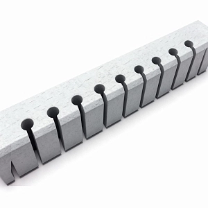 Деревянная стеновая планка для бус — 58,5 см