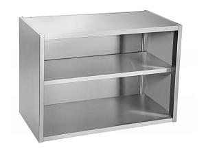 Открытая нерж. полка 800х400х700 мм для кухни
