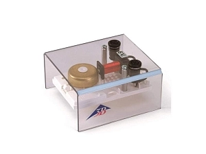 Дверной звонок электрический, прозрачный акрил