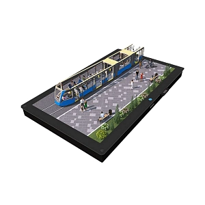 NettleBox — голографический стол, ЖК 65"