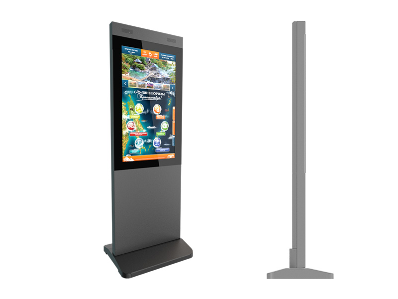 Напольный информационный терминал Invite, 43″, 10 касаний