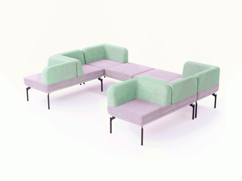 Изи L15-1V — мини-диван для офиса