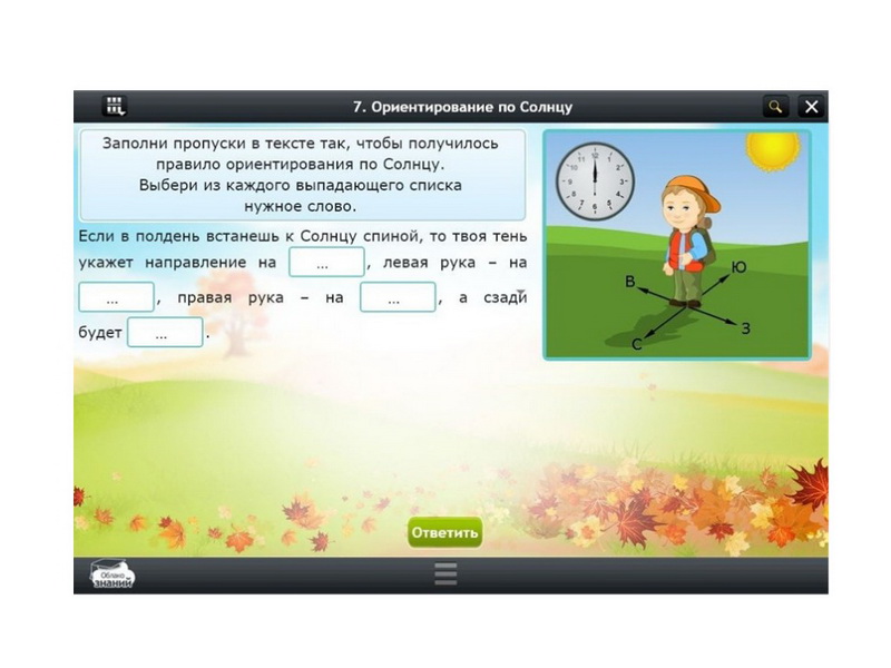 Электронные образовательные ресурсы по предмету Окружающий мир (1 класс)