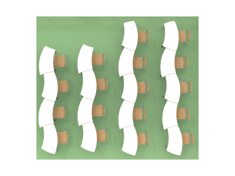 Стол ученический трансформер "Ромашка П" Лайн