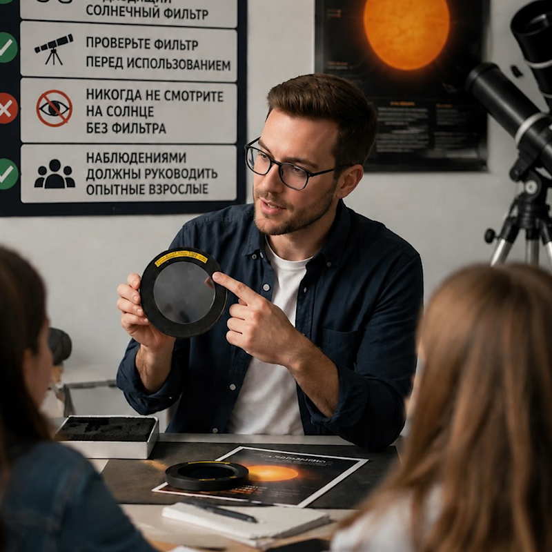 Фильтр для наблюдения Солнца