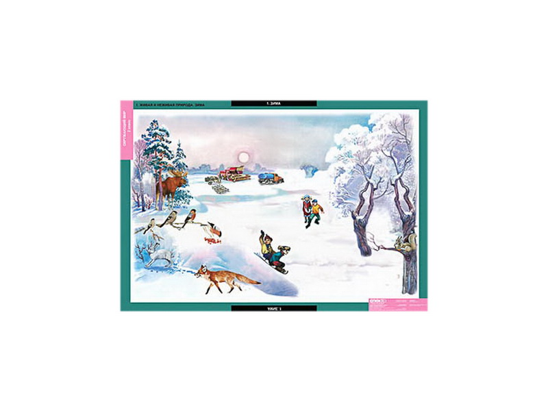 Комплект Таблицы демонстрационные «Окружающий мир», 1-4 кл.