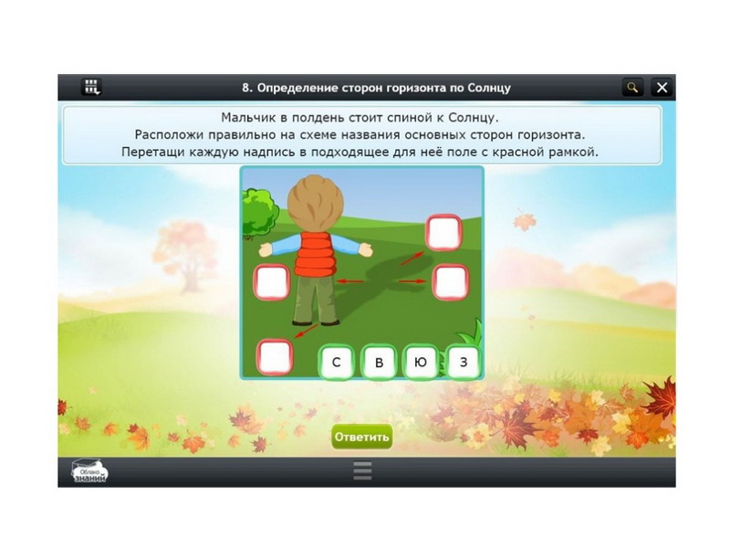 Электронные образовательные ресурсы по предмету Окружающий мир (1 класс)