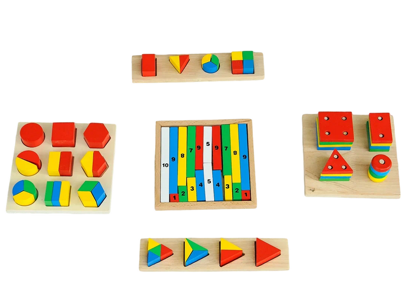 Монтессори набор 14 в 1 (деревянный)