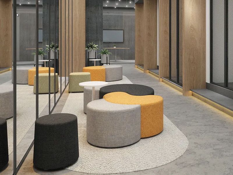 Пуф «Поинт» L27-1P — высота 540 мм