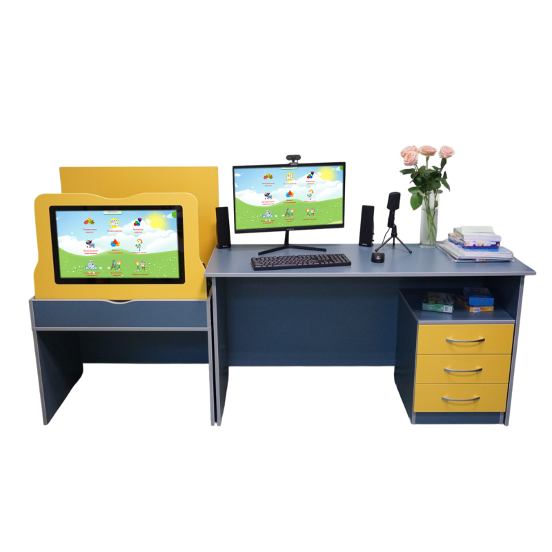 Логопедический стол «Антошка 24», 2 модуля