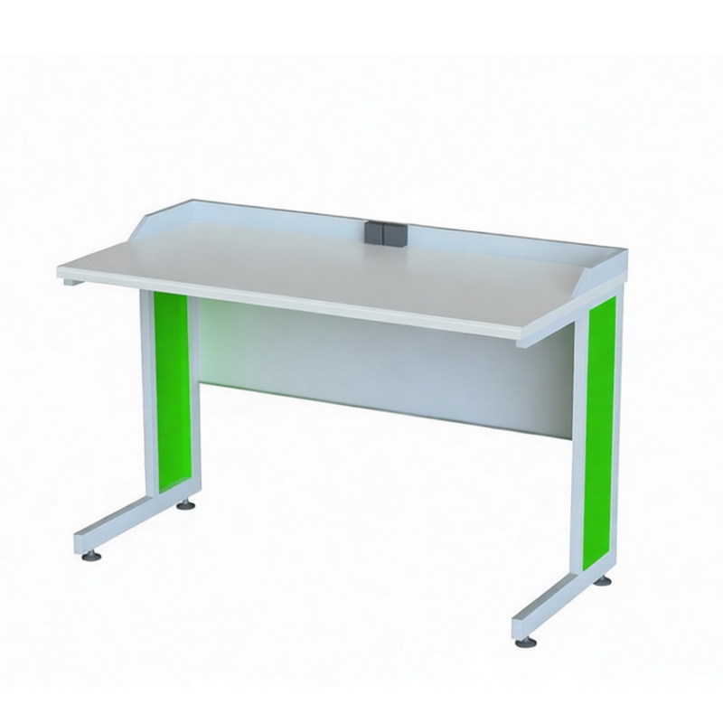 Стол лабораторный ученический физический c бортиком и розетками 42В