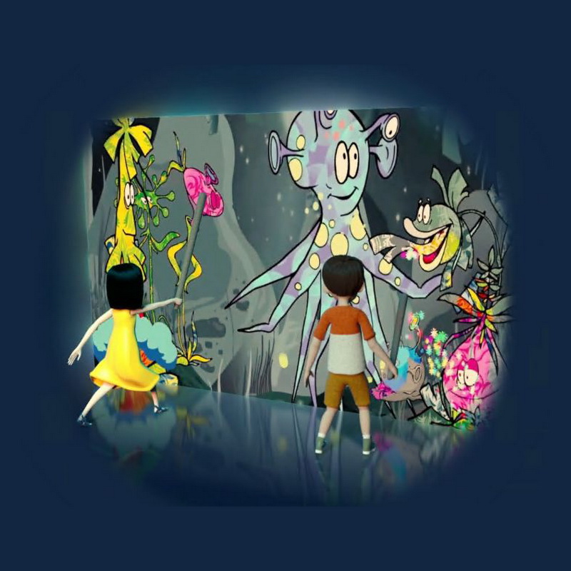 Интерактивная стена «Раскраски» 3400–3800 Лм