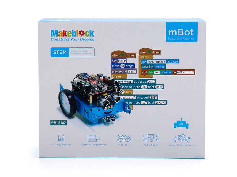 Базовый робототехнический набор mBot (Bluetooth version)
