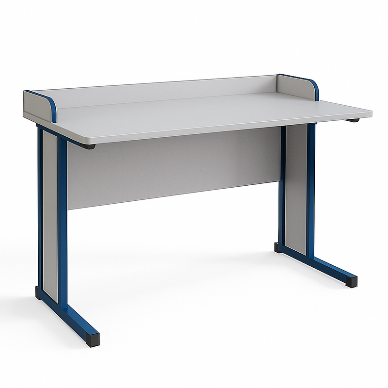 Школьный стол с экраном из ДСП 1200×600×760 мм