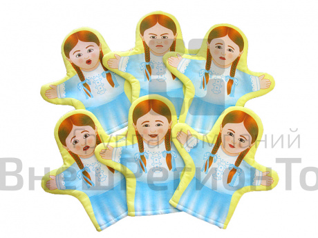 Комплект рукавичек "Эмоции. Девочки".