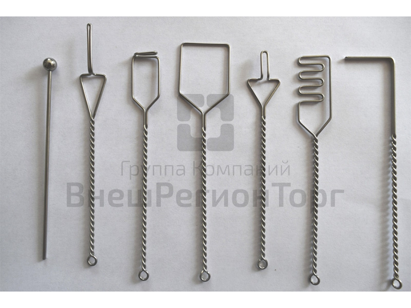 Комплект логопедических зондов для постановки звуков для маленьких детей, 7 шт..