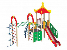 Детский игровой комплекс "Рукоход - Пагода", h1500