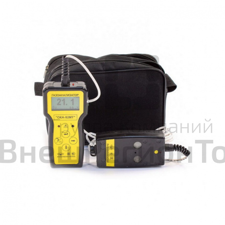 Газоанализатор кислорода и токсичных газов с цифровой индикацией показателей.