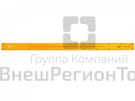 Линейка для школьной доски с держателем, 1 м, оранжевый.