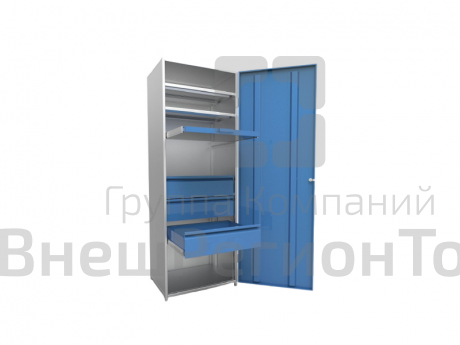 Шкаф для инструмента ШИМ-02-02, 625х500х1800.