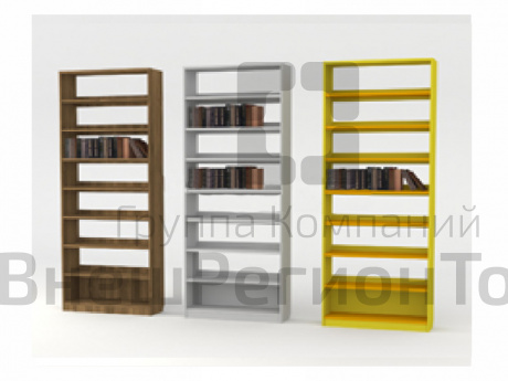 Стеллаж 1-сторонний 8 полок 900х292х2750 сквозной.