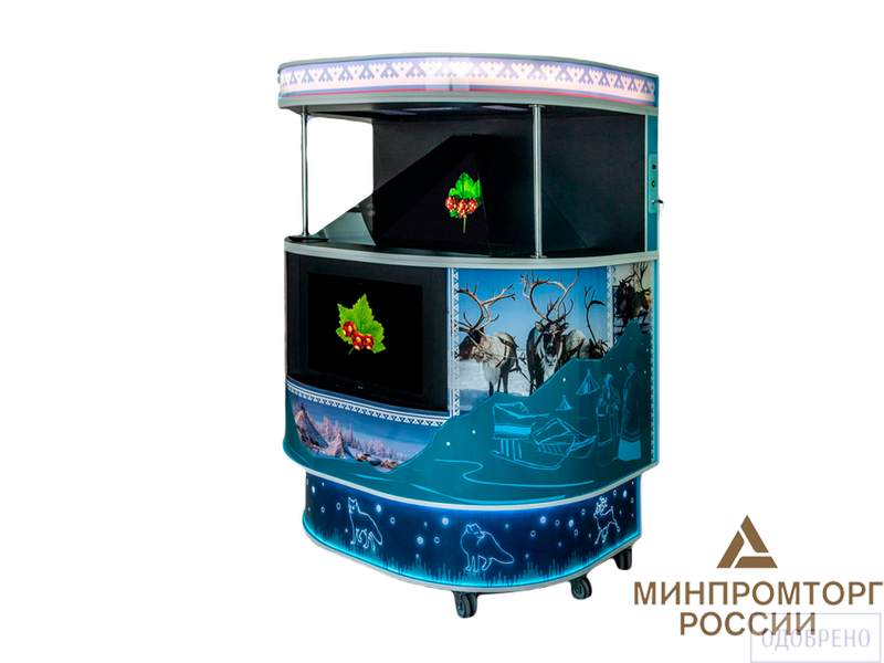 Голографическая 3D пирамида "PILLAR"