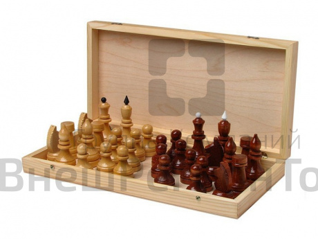 Шахматы гроссмейстерские с доской 400*200 мм (фанера).