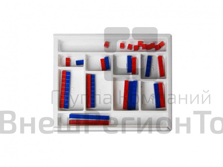 Набор элементов для числовой линейки и счетного квадрата.