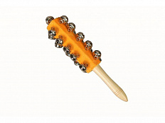 Джингл-стик деревянный с 21 бубенчиком