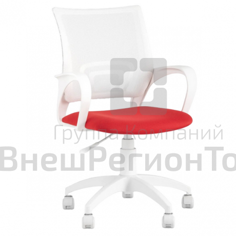 Кресло оператора Topchairs ST-BASIC-W спинка белая сетка.