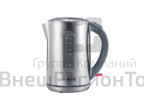 Чайник электрический BOSCH TWK7901, 2200Вт, серебристый.