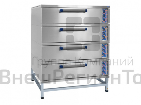 Пекарский шкаф электр., 4 камеры, нерж.ст..