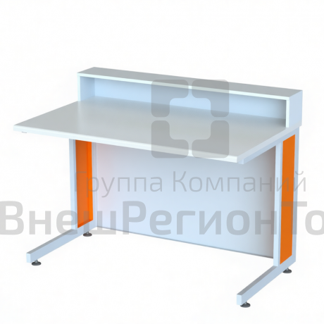 Стол лабораторный преподавателя с надстройкой, 1200х600х750 (900).