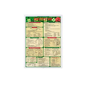 Комплект раздаточных таблиц - по биологии