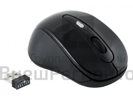 Мышь Oklick 435MW, оптическая, беспроводная, USB, цвет черный.