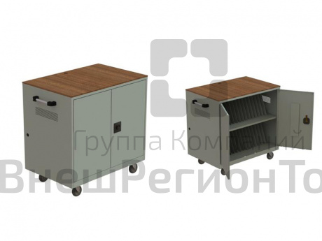 Тележка для ноутбуков, 34 ячейки.