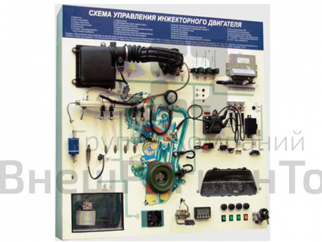 Стенд Система управления инжекторного двигателя.