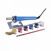 Прибор STAYER "MASTER" для выжигания, насадки 7шт. + краски