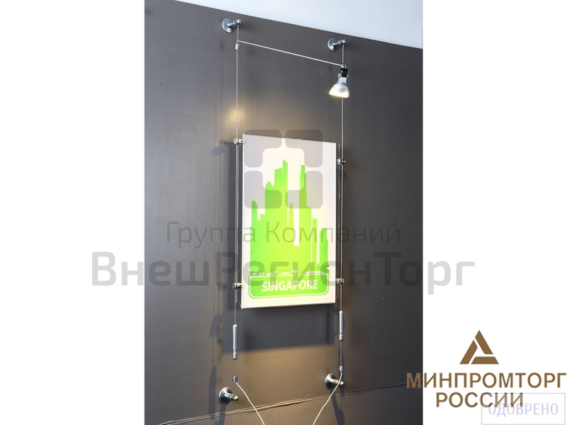 Оборудование для подсветки музейных экспозиций.