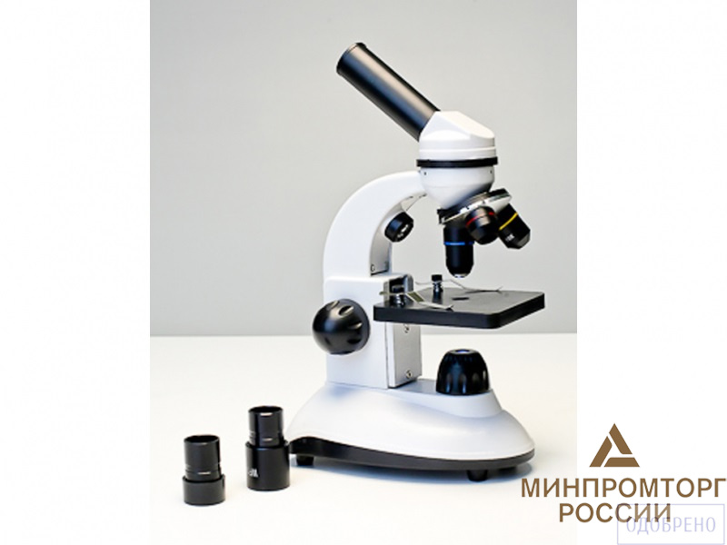 Микроскоп школьный (с подсветкой)