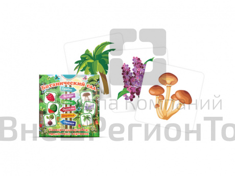 Набор карточек "Ботанический сад".