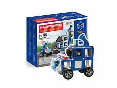 Магнитный конструктор MAGFORMERS Amazing Police Set 50 дет