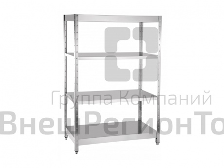 Стеллаж для хранения пищевых продуктов, нерж.ст., b416 мм.