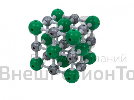 Хлорид натрия (NaCl), сборная модель.
