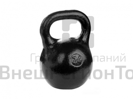 Чугунная гиря 24 кг.