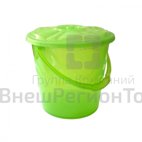 Ведро с крышкой пластиковое пищевое.